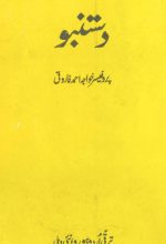 An Urdu book "Dastanboo"by a classic poet of Urdu Mirza Ghalib ،compiled by prof Khwaja Ahmad Farooqi